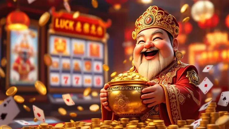 Koleksi permainan slot dengan simbol berwarna